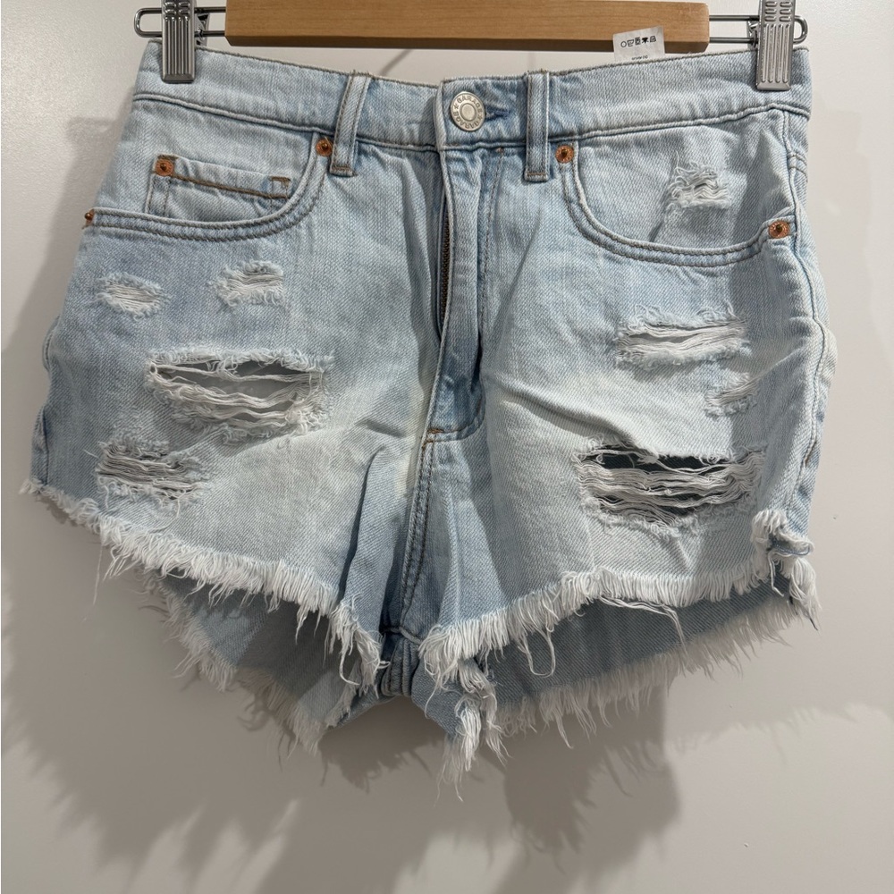 Garage Distressed Festival Jean Shorts